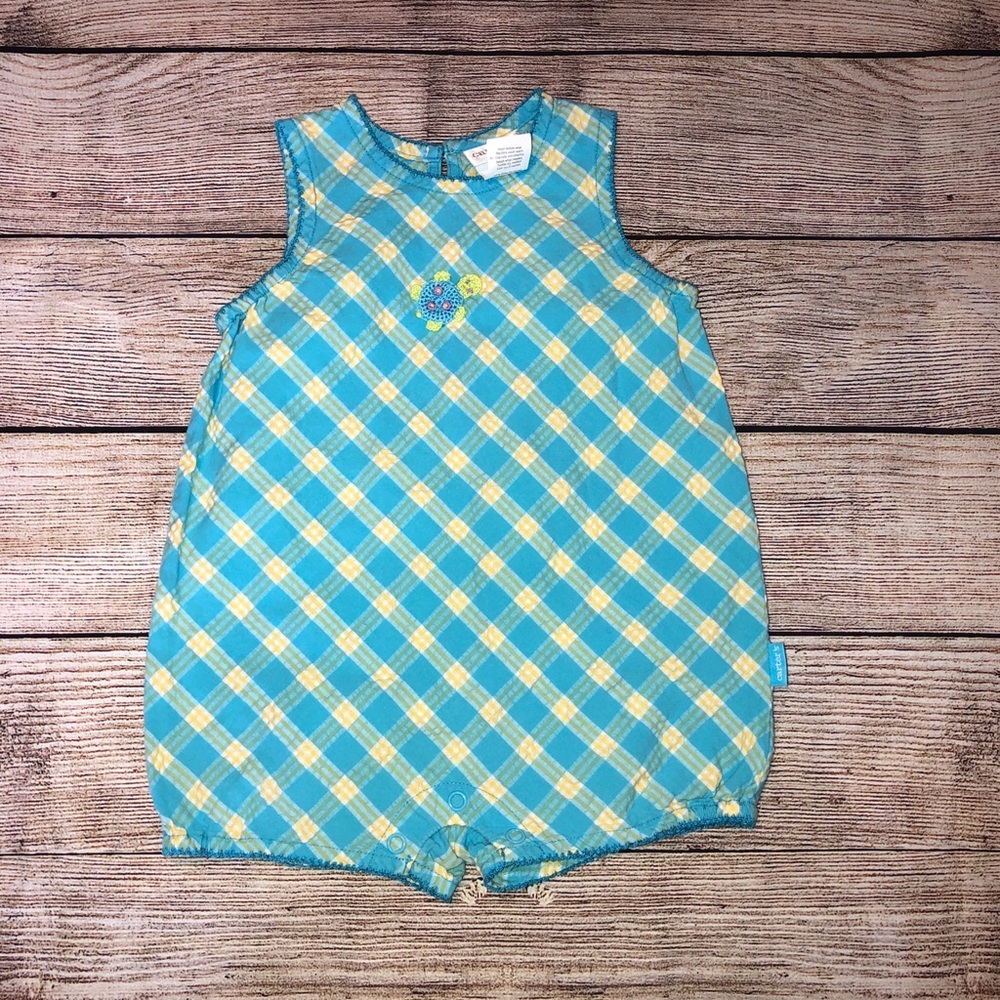 (20% OFF 4+) A33 Carter’s infant romper; 9-12mo